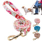 Nylon Floral Dog Walking Rope - Stylish And Sturdy Leash For Your Pup-2