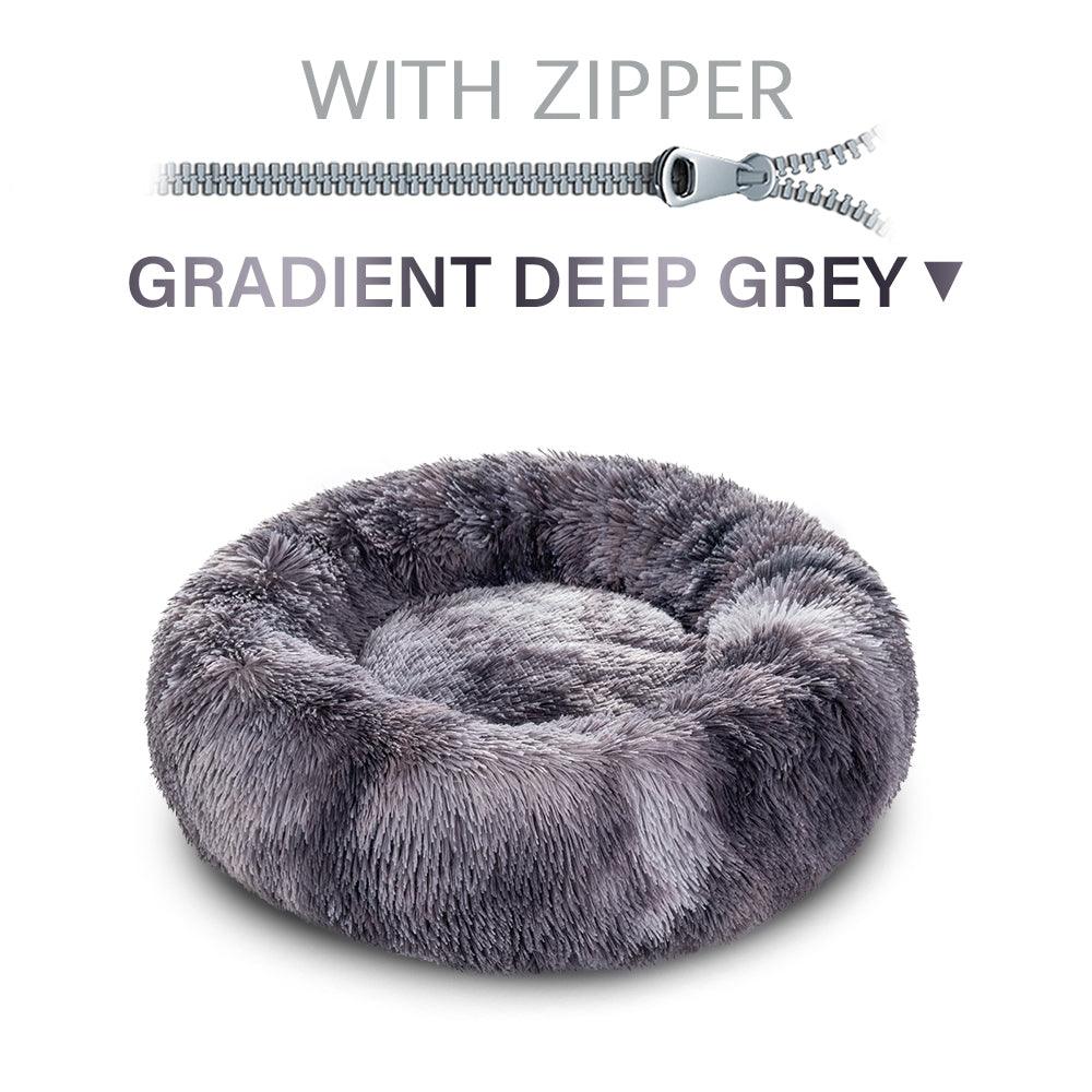 The Snugglepaws Plush Donut Pet Bed: Luxuriously Cozy Haven For Dogs And Cats-8