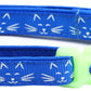 Glowing Cat Faces Breakaway Cat Collar-6