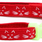 Glowing Cat Faces Breakaway Cat Collar-11