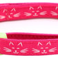 Glowing Cat Faces Breakaway Cat Collar-39