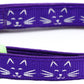 Glowing Cat Faces Breakaway Cat Collar-40