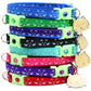 Glowing Cat Faces Breakaway Cat Collar-1