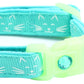 Glowing Cat Faces Breakaway Cat Collar-12