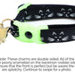 Glowing Cat Faces Breakaway Cat Collar-21