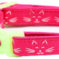 Glowing Cat Faces Breakaway Cat Collar-47