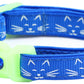 Glowing Cat Faces Breakaway Cat Collar-45