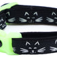 Glowing Cat Faces Breakaway Cat Collar-44