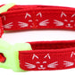 Glowing Cat Faces Breakaway Cat Collar-50