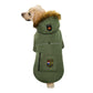Cozy Canine Cotton Jacket: Stylish And Warm Winter Wear For Large Dogs-1