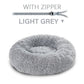 The Snugglepaws Plush Donut Pet Bed: Luxuriously Cozy Haven For Dogs And Cats-3