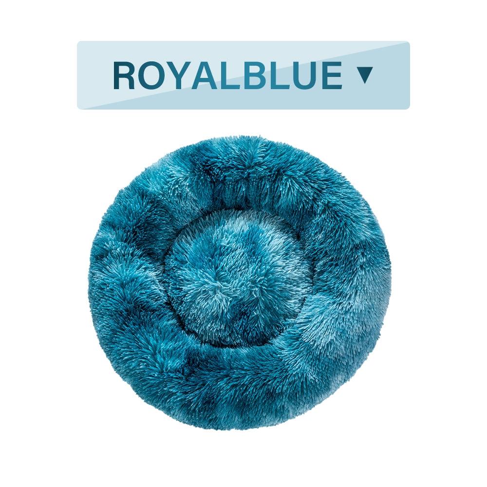 The Snugglepaws Plush Donut Pet Bed: Luxuriously Cozy Haven For Dogs And Cats-5