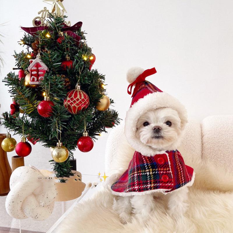 Festive Pet Cloak: Stylish Christmas And New Year Dog Clothes-2